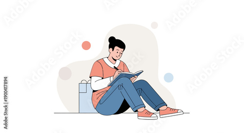 Creative Individual Engaged In Journaling And Note Taking