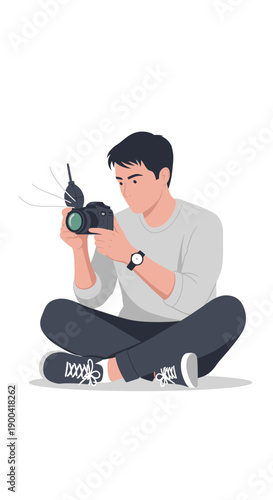 Creative Photographer Captures Delicate Butterfly With Modern Camera Technology