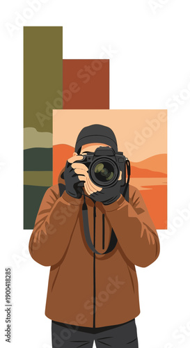 Creative Visionary Capturing Scenic Wonders with Modern Camera Gear