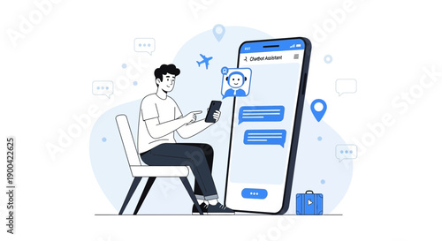 Digital Assistant Chatbot Interaction Via Smartphone Application For Travel Planning