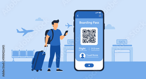 Digital Boarding Pass Mobile Application Convenience For Modern Travel Experience