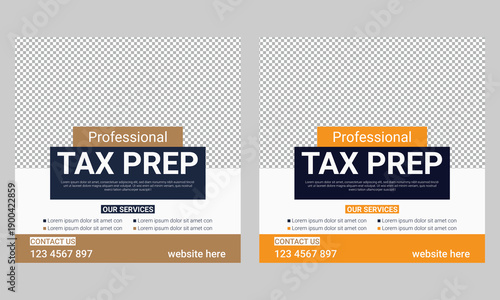 Tax Prep Service Flyer 