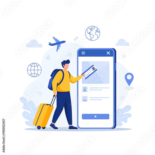 Digital Travel Planning With Mobile App and Luggage For Seamless Journeys