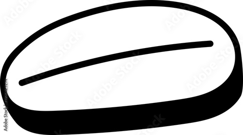 Decorative Abstract Graffiti Grunge Shape Element