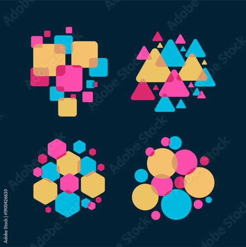 abstract pattern background. colorful background