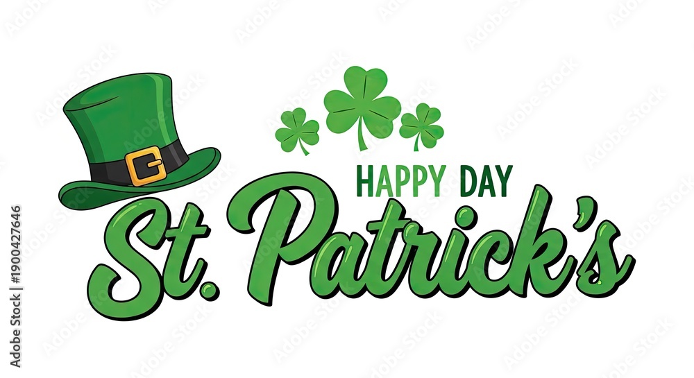 Fototapeta premium St patrick's day celebration graphic