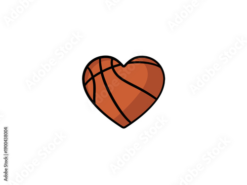 Basketball Sport Ball for Professional Training and Game Illustration