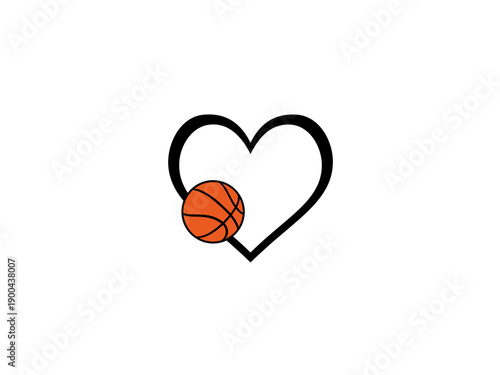 Basketball Sport Ball for Professional Training and Game Illustration