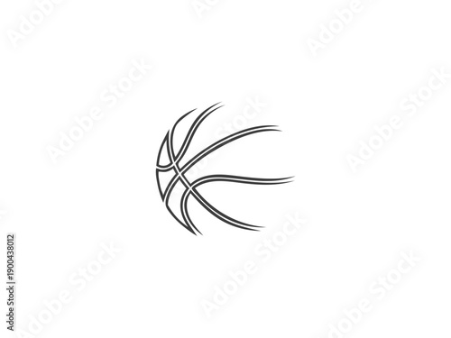 Basketball Sport Ball for Professional Training and Game Illustration