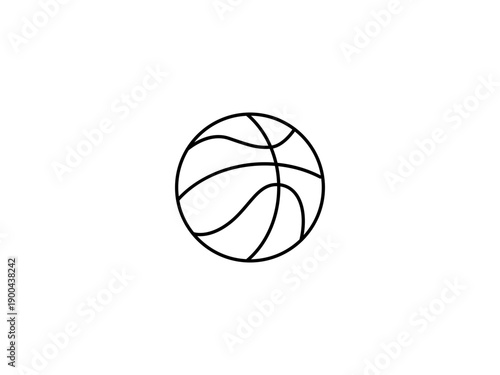 Basketball Sport Ball for Professional Training and Game Illustration