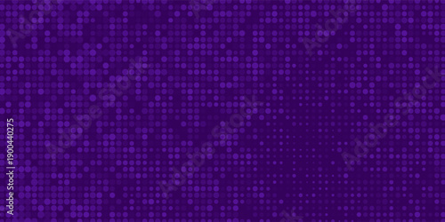 Purple Dot Randomus isolated in black background.Dot Randomus on abstract background. Usable for design background - Vector Illustration