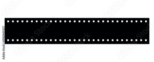 Classic filmstrip border with sprocket holes for cinema themed titles movie trailers presentation slides video overlays and editing transitions for storytelling and motion graphics projects