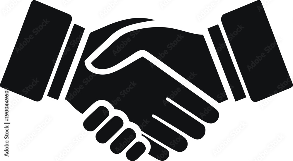 Fototapeta premium handshake vector illustration