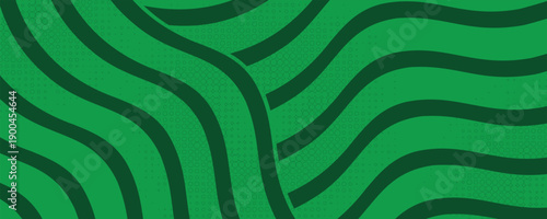 Green farm banner, organic abstract background with fields. eps 10.
