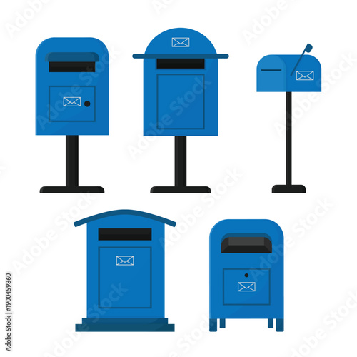 Mailbox vector illustration on a white background