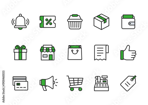 ショップ・スーパーアイコンセット