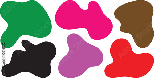 Abstract flowing organic shape with dark brown and white contrast, minimalist background, modern graphic design, vector illustration