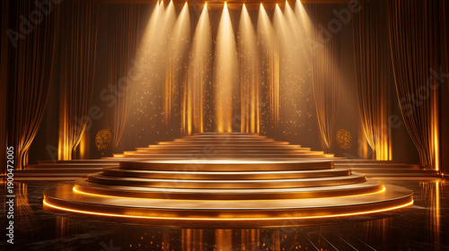 Steps under the lights