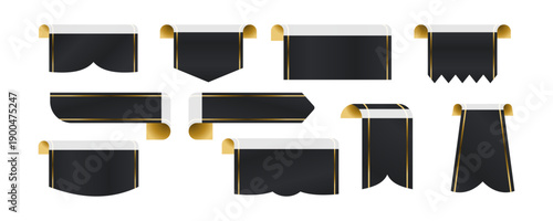 Premium Black Gold Luxury Label