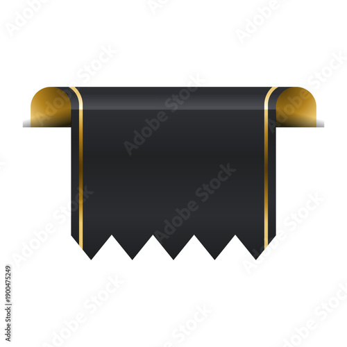 Premium Black Gold Luxury Label