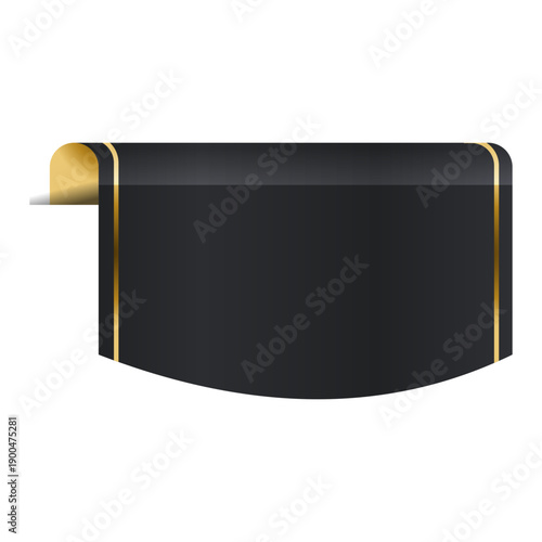 Premium Black Gold Luxury Label