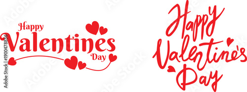 Happy Valentine Day icon. Love romance heart symbols isolated design for greeting card banner poster social media decoration set collection group.