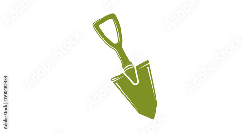 bulb planter isolated on white in minimalist style