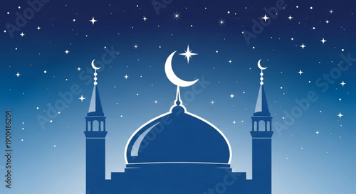 Gray illustration of a large white building with columns and arched windows on a plain background