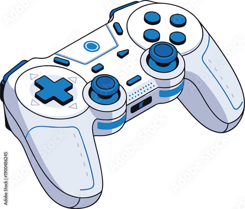 White Game Controller