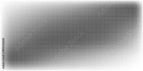 Black-white gradient halftone dots background. Pop art in vector illustration for your creative design