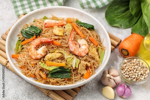 Bild auf Leinwand Bihun goreng