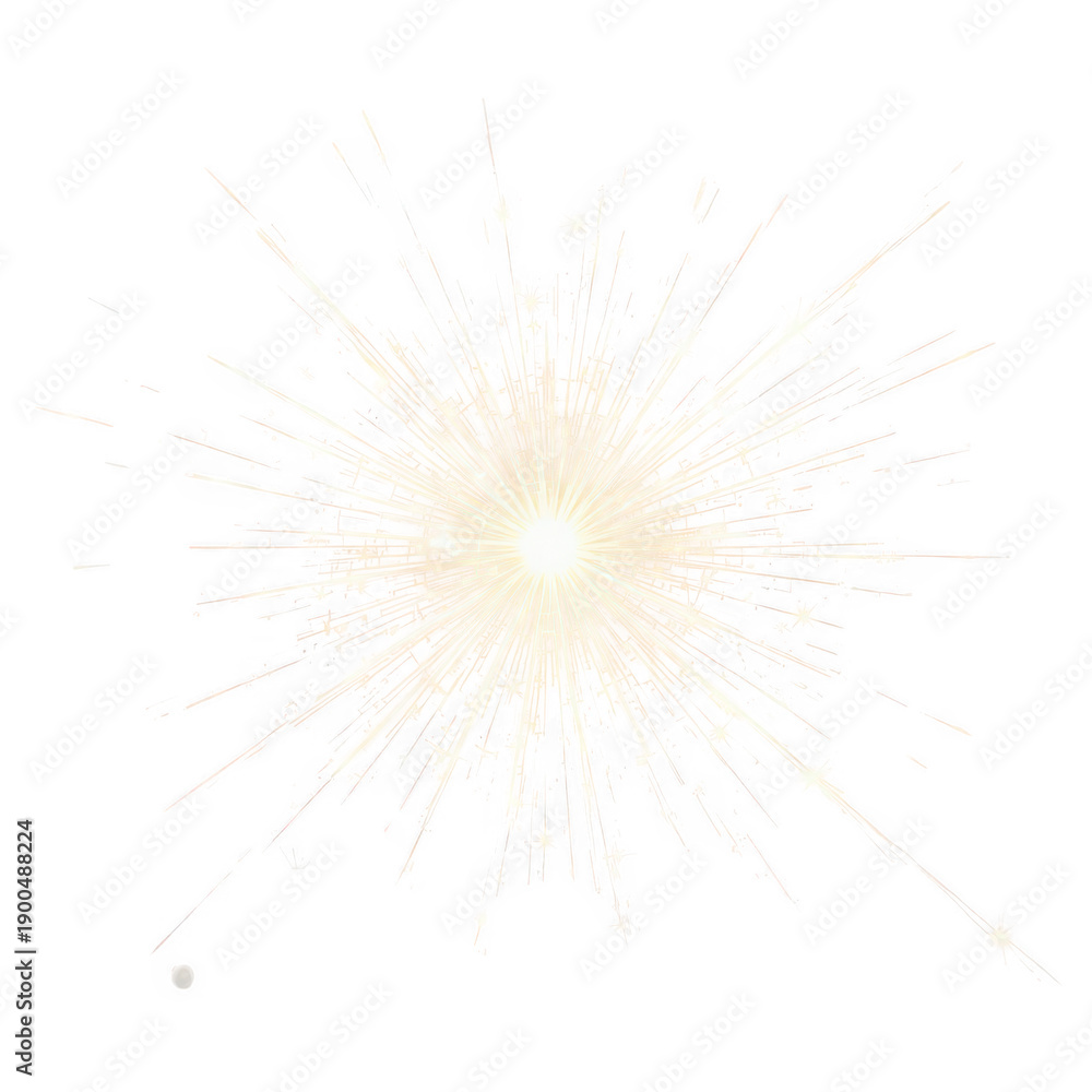 Obraz premium abstract background with fireworks, Golden Light Burst Vector Background – Abstract Glow Explosion Effect Isolated png, gold light burst / abstract glow effect vector