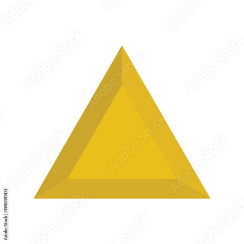 Crystal stone vector illustration on a white background