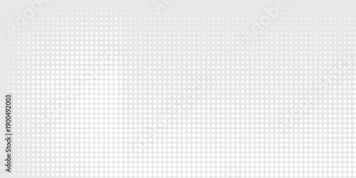 Dot white gray wave light technology texture background. Abstract big data digital concept.