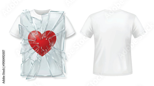 Cracked Surface Vector Illustration - Abstract Texture of Fractured Material