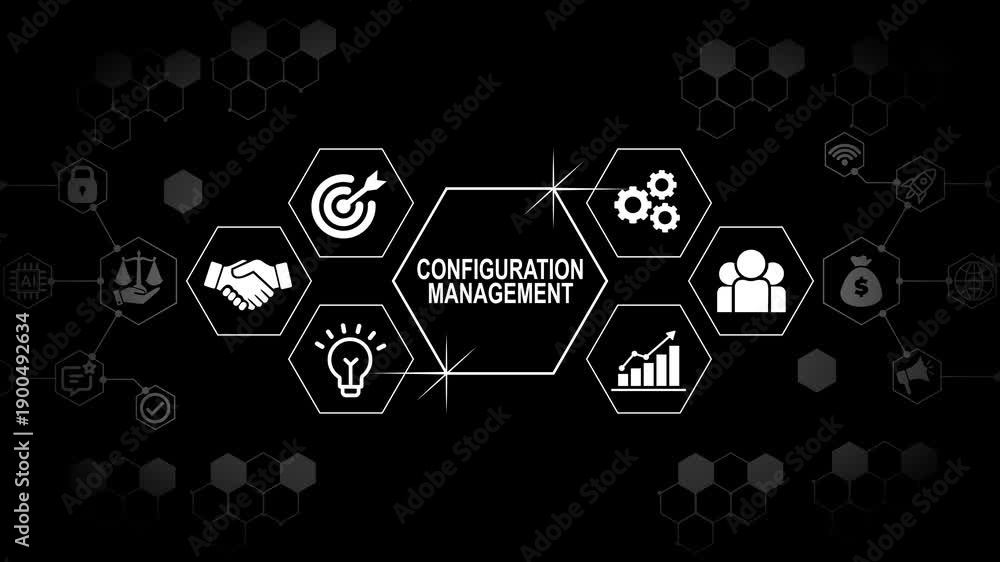 Configuration Management and System Standardization Concept Animation ...