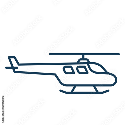 helicopter vector illustration