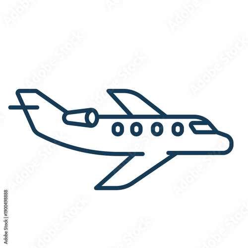 vector airplane icon