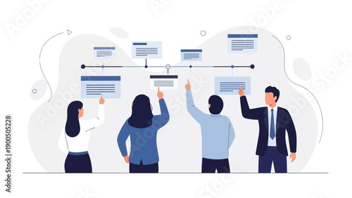 Team Planning Project Timeline Strategy