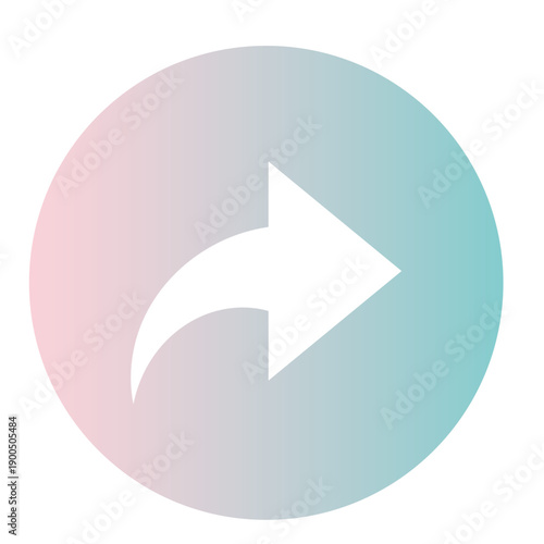 メール送信などの表現に使えるグラデーション矢印丸ボタン