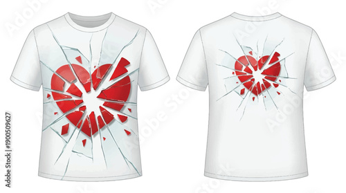 Cracked glass effect with sharp lines, symbolizing damage, fragility, and brokenness, a dynamic vector illustration.