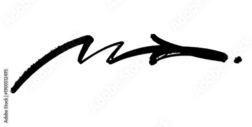 Sharp arrow graffiti element vector. Urban street art style hand drawn directional symbol for navigation branding, cool stickers, and trendy streetwear design.