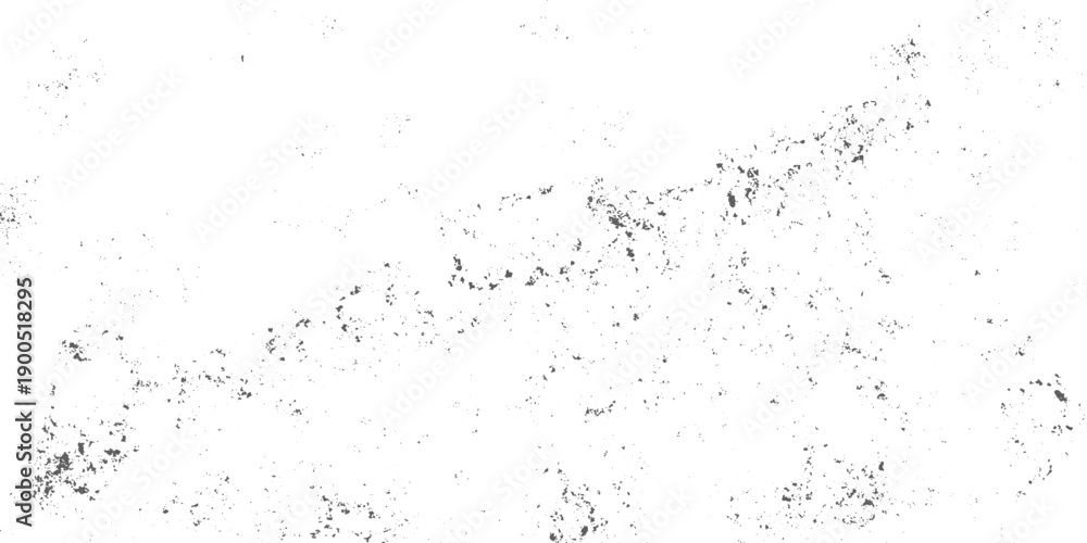 Fototapeta premium Abstract Black Ink Splatters and Scratch Marks on White Background.