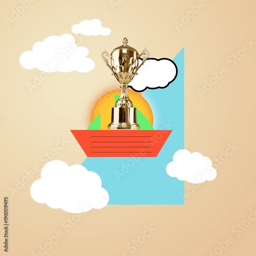 Winner gold award Competition, art collage