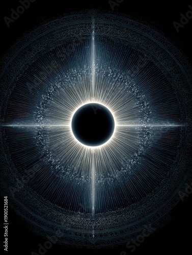 Radiant Orbs with Energetic Lines Against Dark Background