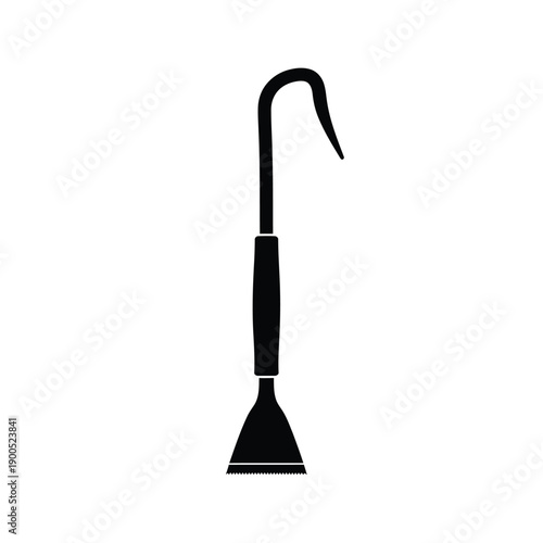Beekeeping tool vector icon, black simple illustration depicting essential equipment for hive maintenance and honey extraction process