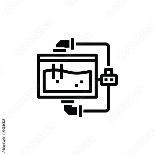 Water level indicator with float and measuring device, for tanks and containers, industrial or home use