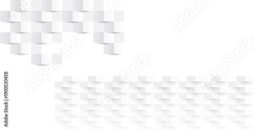 White abstract texture. Vector background 3d paper art style can be used in cover design, book design, poster, cd cover, website backgrounds or advertising.