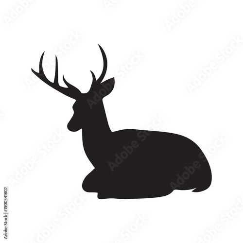 deer silhouette vector