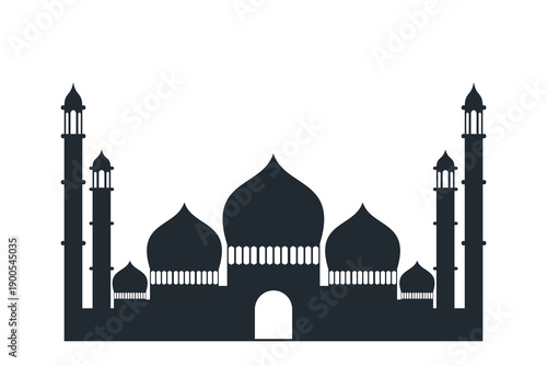 Eid adha and fitr arabic logo, collection set package design eid al fit, eid mubarak